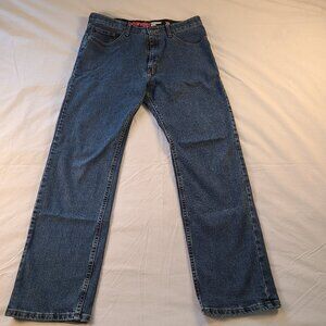 Men's Wrangler Jeans Performance Series Flex Waist 34x32 Blue